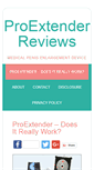 Mobile Screenshot of proextenderreviews.net