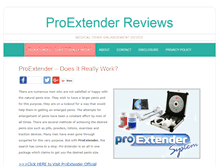 Tablet Screenshot of proextenderreviews.net